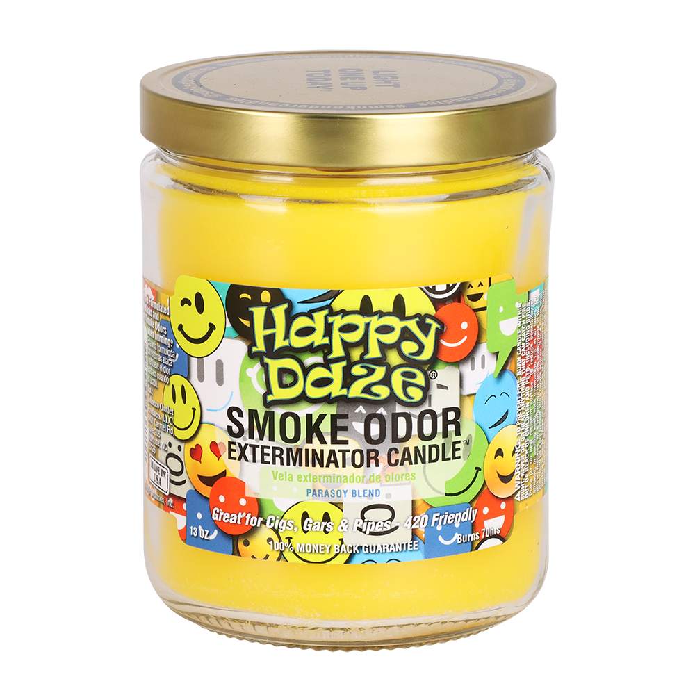 Smoke Odor Exterminator Candle | Happy Daze