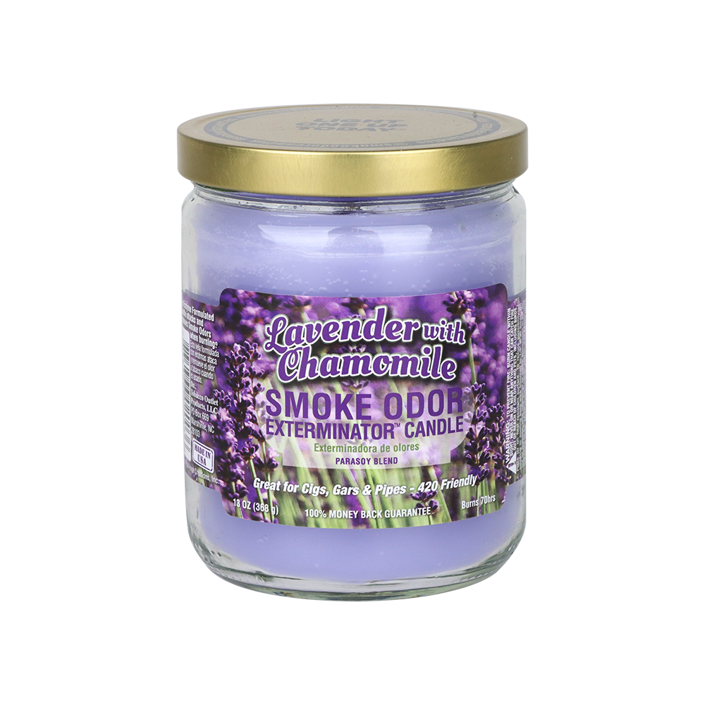 Smoke Odor Exterminator Candle | Lavender & Chamomile