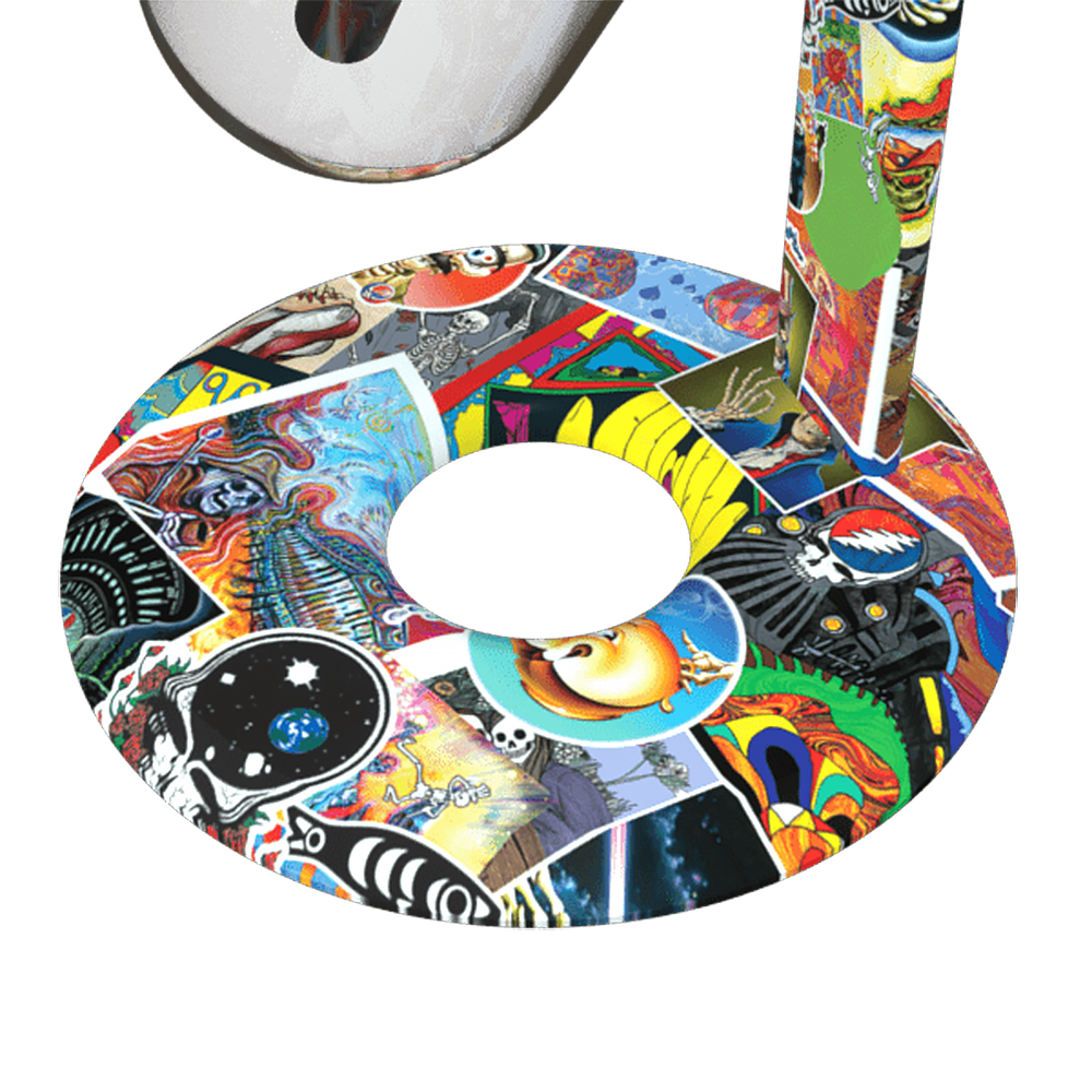 Stündenglass Gravity Infuser | Grateful Dead Legacy Patchwork | Base View