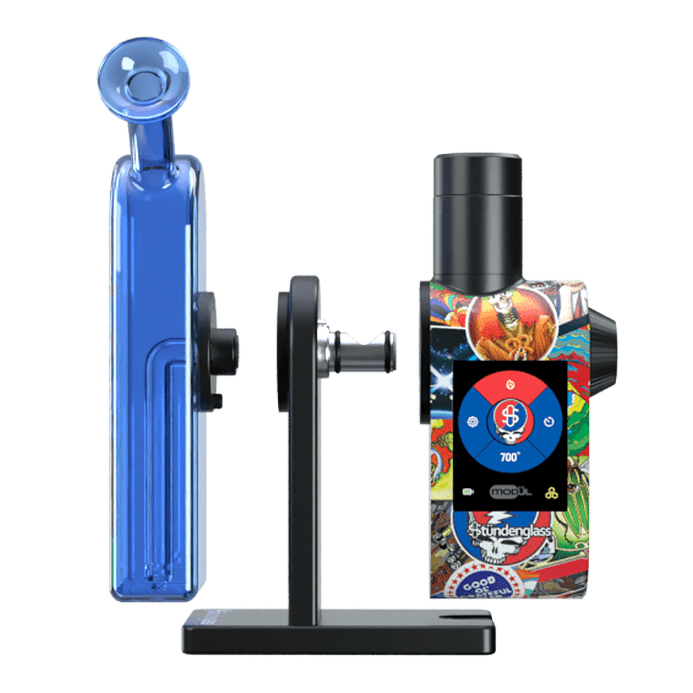 Stündenglass Modül Dok Deluxe Travel Kit | Grateful Dead Legacy Patchwork | Pieces Assembly