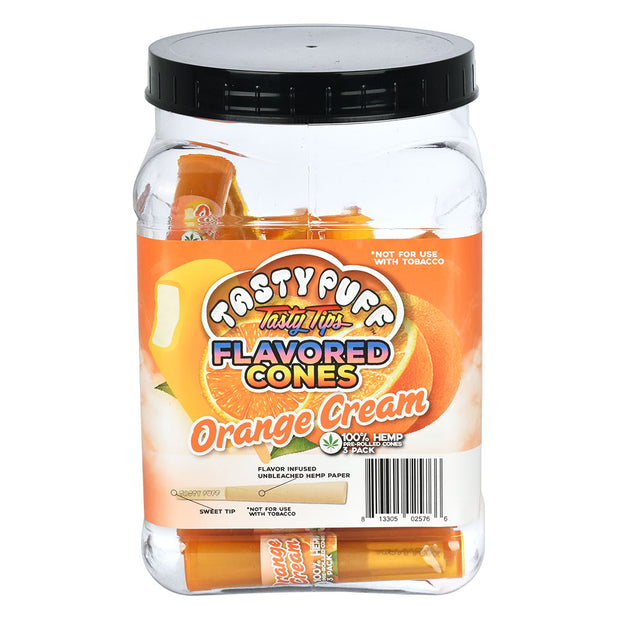 Tasty Puff Tasty Tips Pre-Rolled Cones | Orange Cream