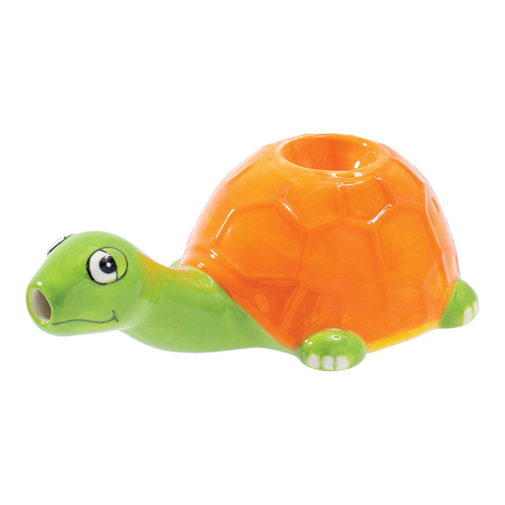 Wacky Bowlz Ceramic Hand Pipe | Sea Turtle