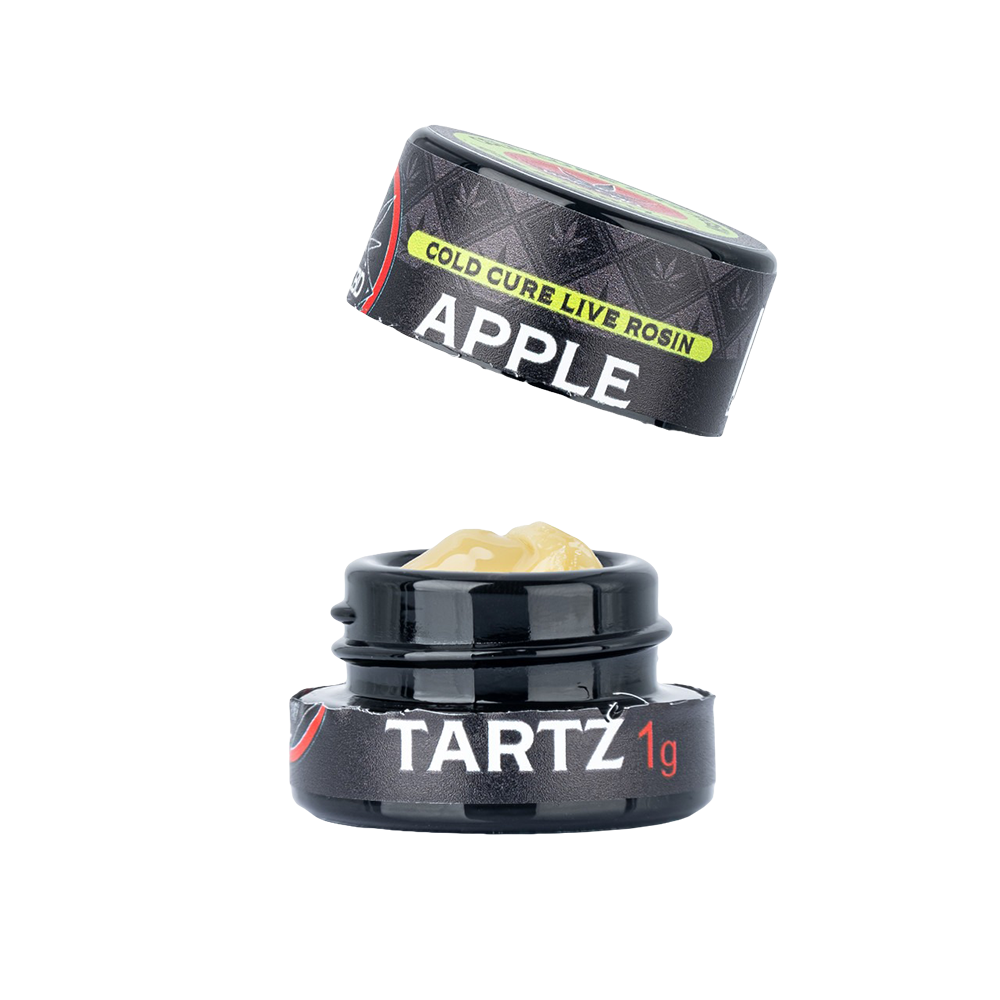 WNC CBD THCA Cold Cure Live Rosin | Apple Tartz | 1 Gram Jar
