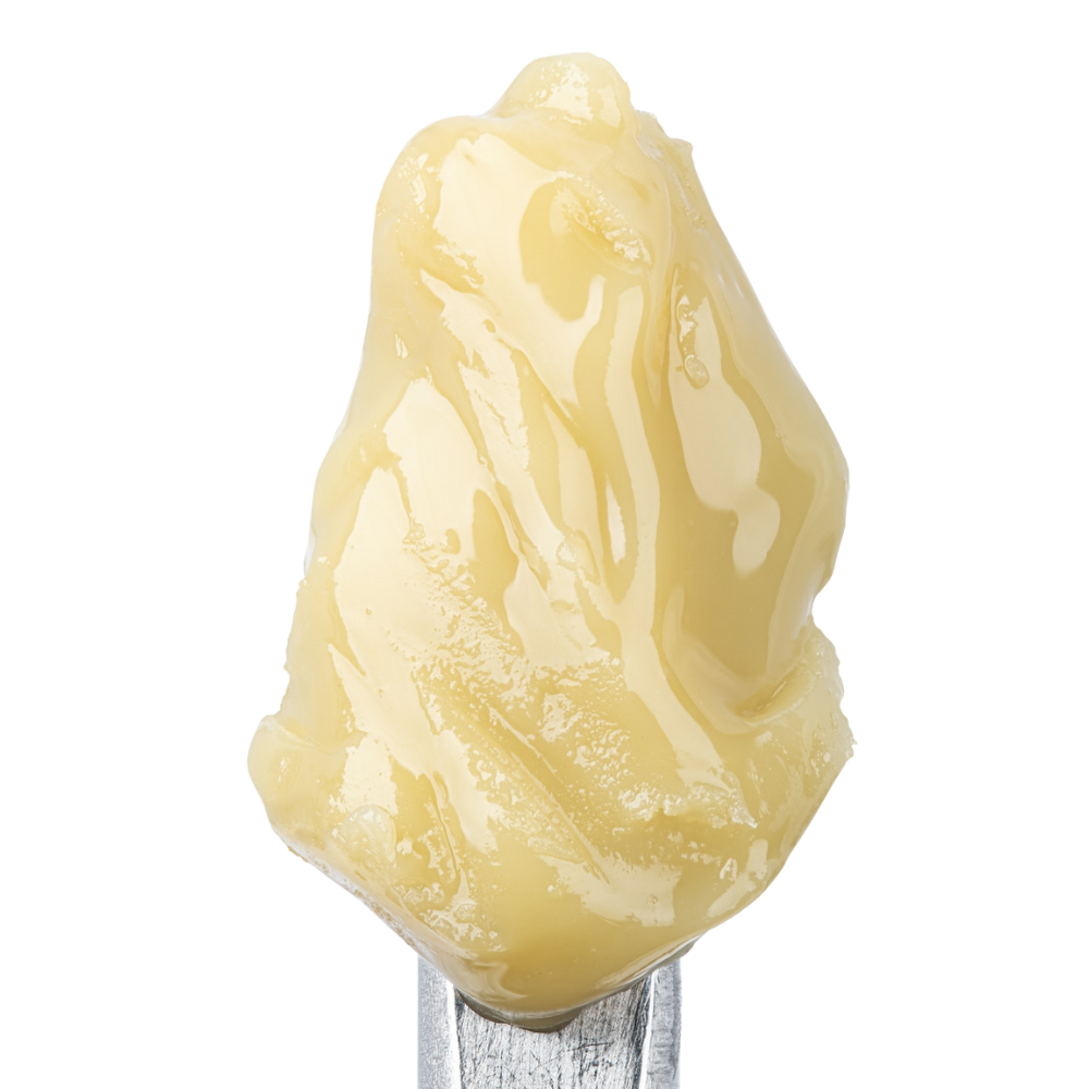 WNC CBD THCA Cold Cure Live Rosin | Apple Tartz | Close Up View