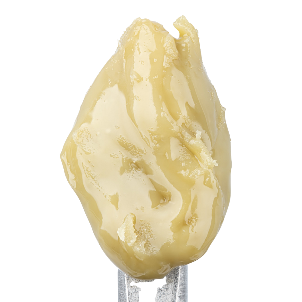 WNC CBD THCA Cold Cure Live Rosin | Garlotti | Close Up View