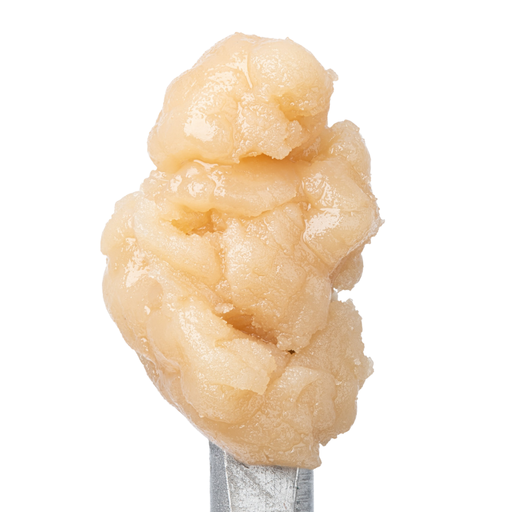 WNC CBD THCA Cold Cure Live Rosin | Halle Berry | Close Up View