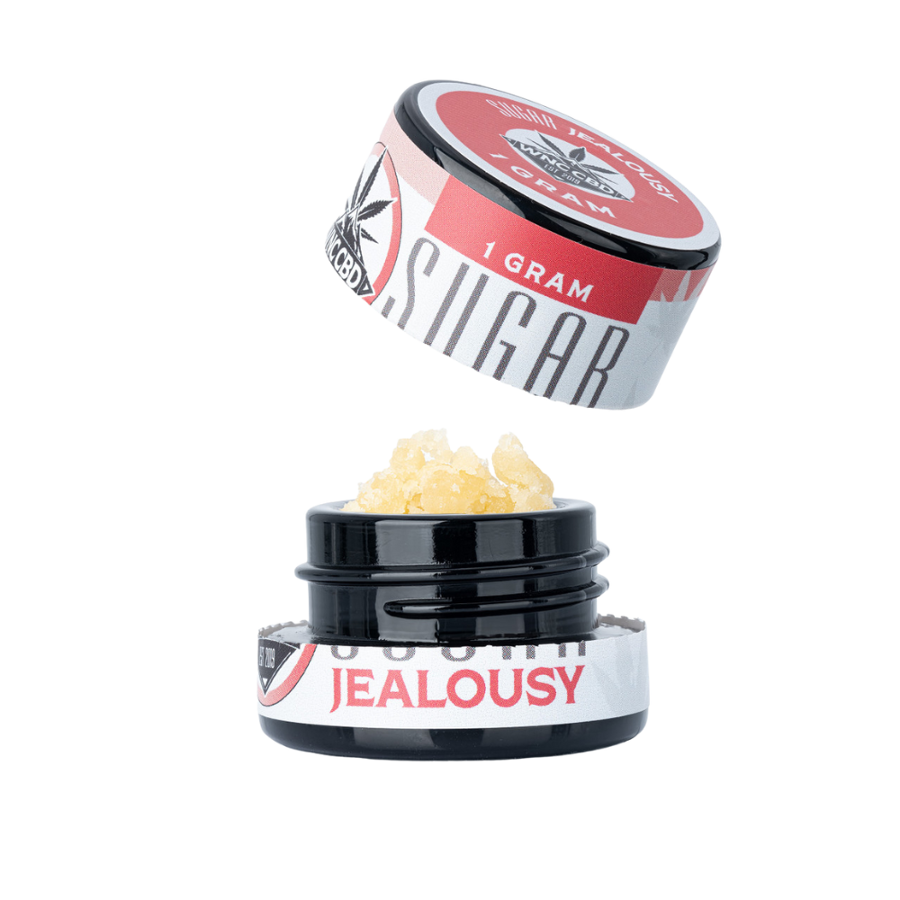 WNC CBD THCA Sugar | Jealousy | 1 Gram Jar