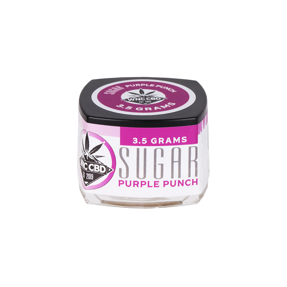 WNC CBD THCA Sugar | Purple Punch | 3.5 Gram Jar