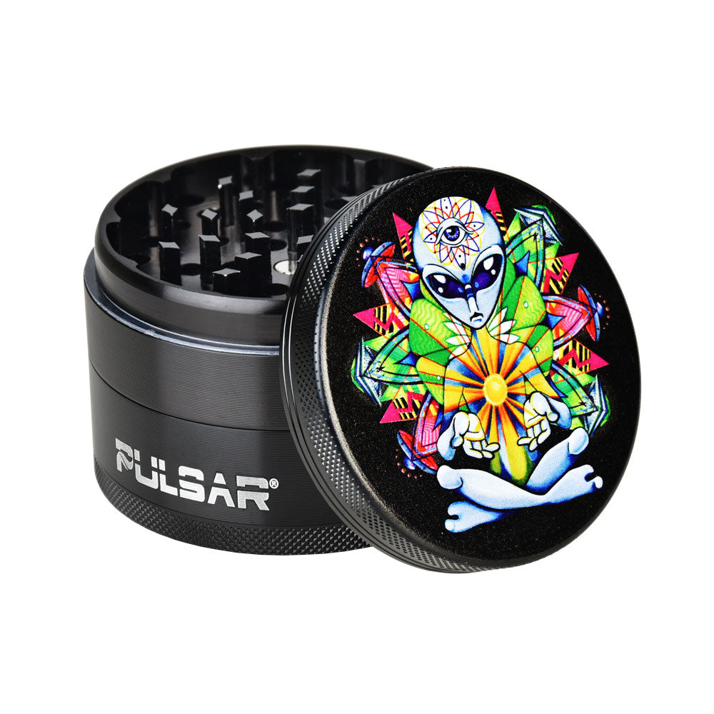 Pulsar Artist Series Grinder | Psychedelic Alien