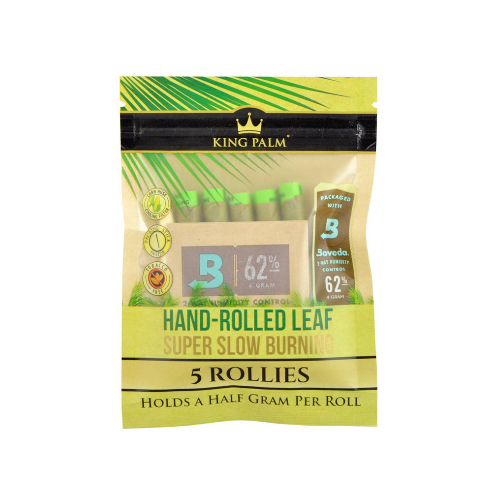 King Palm Rollies Size Leaf Rolls | 5pk Single
