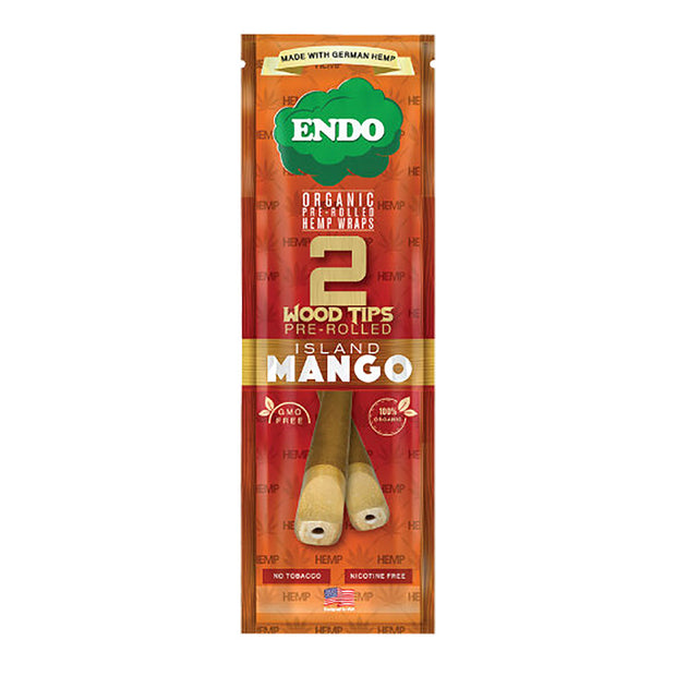 Endo Pre-Rolled Blunt Wraps | Mango