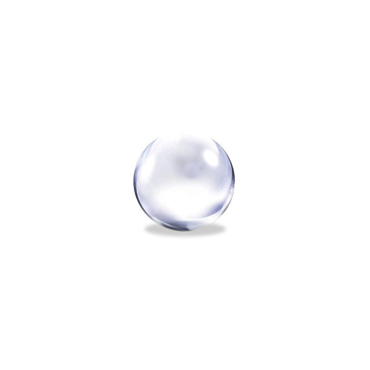 White Rhino Colored Glass Terp Pearls | Single | Diamond