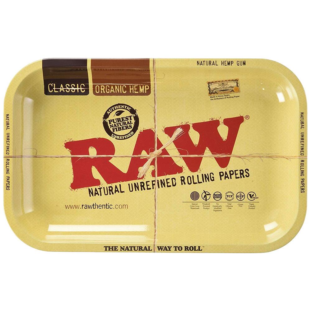 RAW Aluminum High Sided Rolling Tray