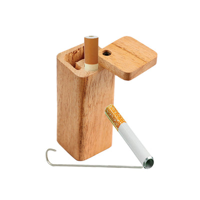 Solid Square Wood Dugout w/ Poker | Small