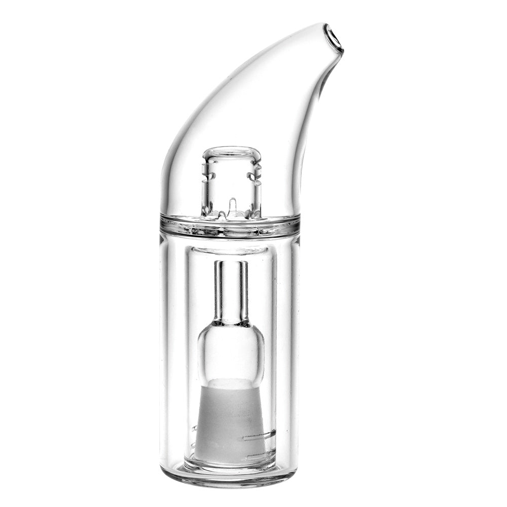 Pulsar Barb Flower/Fire Travel Glass Bubbler Attachment