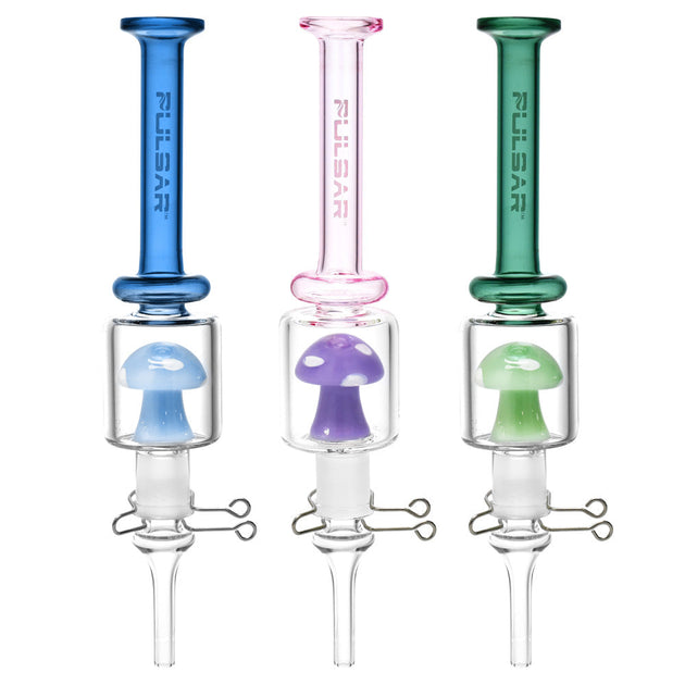 Glass Nectar Collector Kit: Glycerin Dab Straw - Rainbow - Quartz Banger
