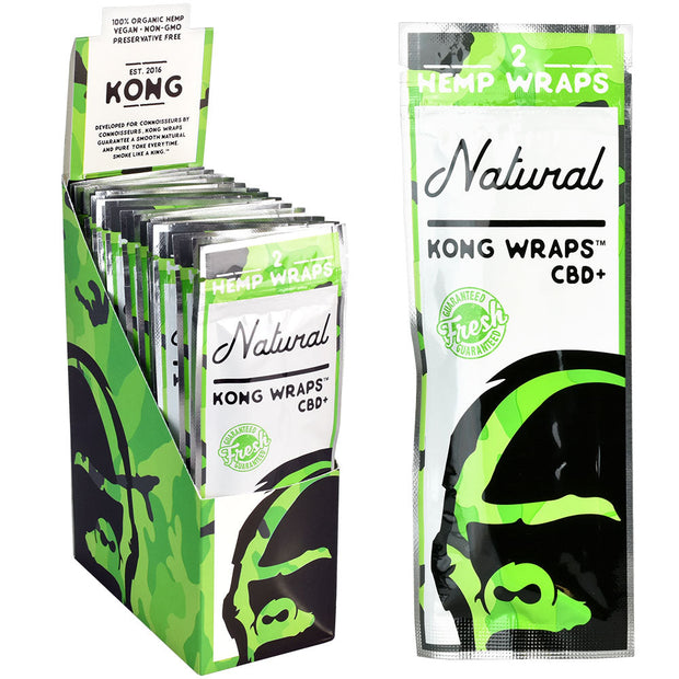 Kong Organic Hemp Wraps | 25pk Natural