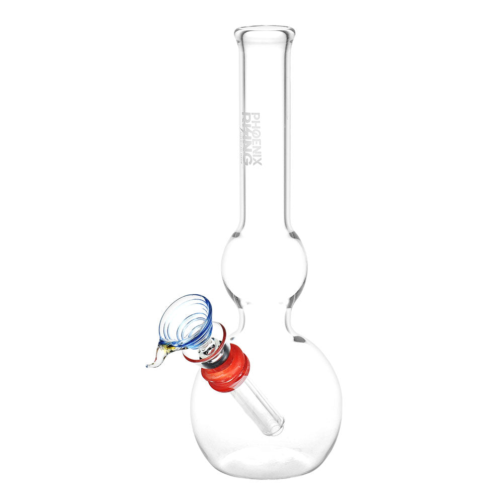 Phoenix Rising Classic Double Bubble Bong | Red