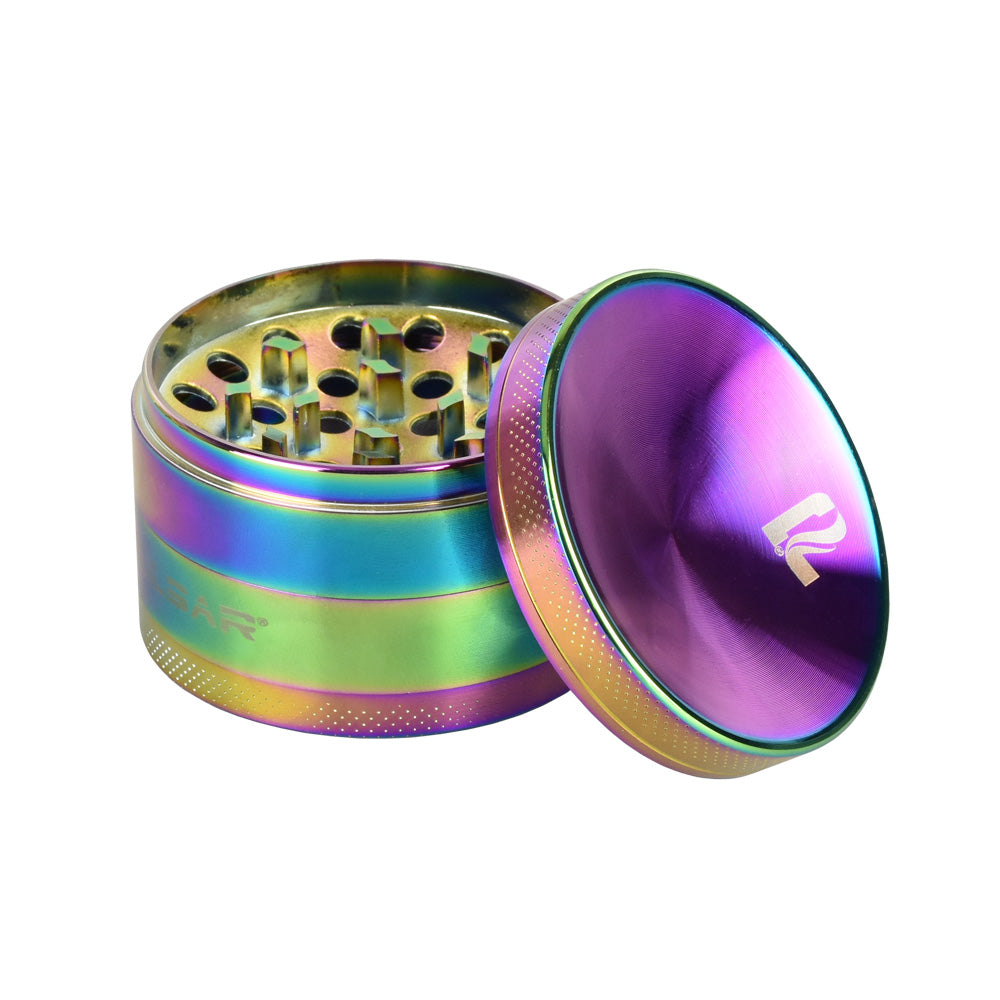 Pulsar Concaved Anodized Zinc Grinder | Open Top