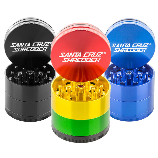 Medium 4pc Santa Cruz Herb Grinder Best Weed Grinders Pulsar Pulsar Vaporizers