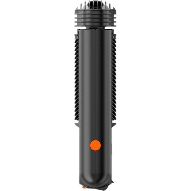 Storz & Bickel Mighty Plus Portable Vaporizer, left side view  showing power button