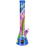 420 Beach Vibes Beaker Bong | Extra Large Size | Back View