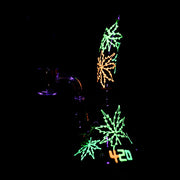 420 Neon Leaf Dab Rig | Glow In The Dark