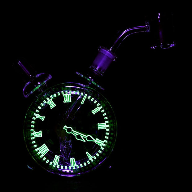 420 O'Clock Glow Mini Dab Rig | Glow In The Dark