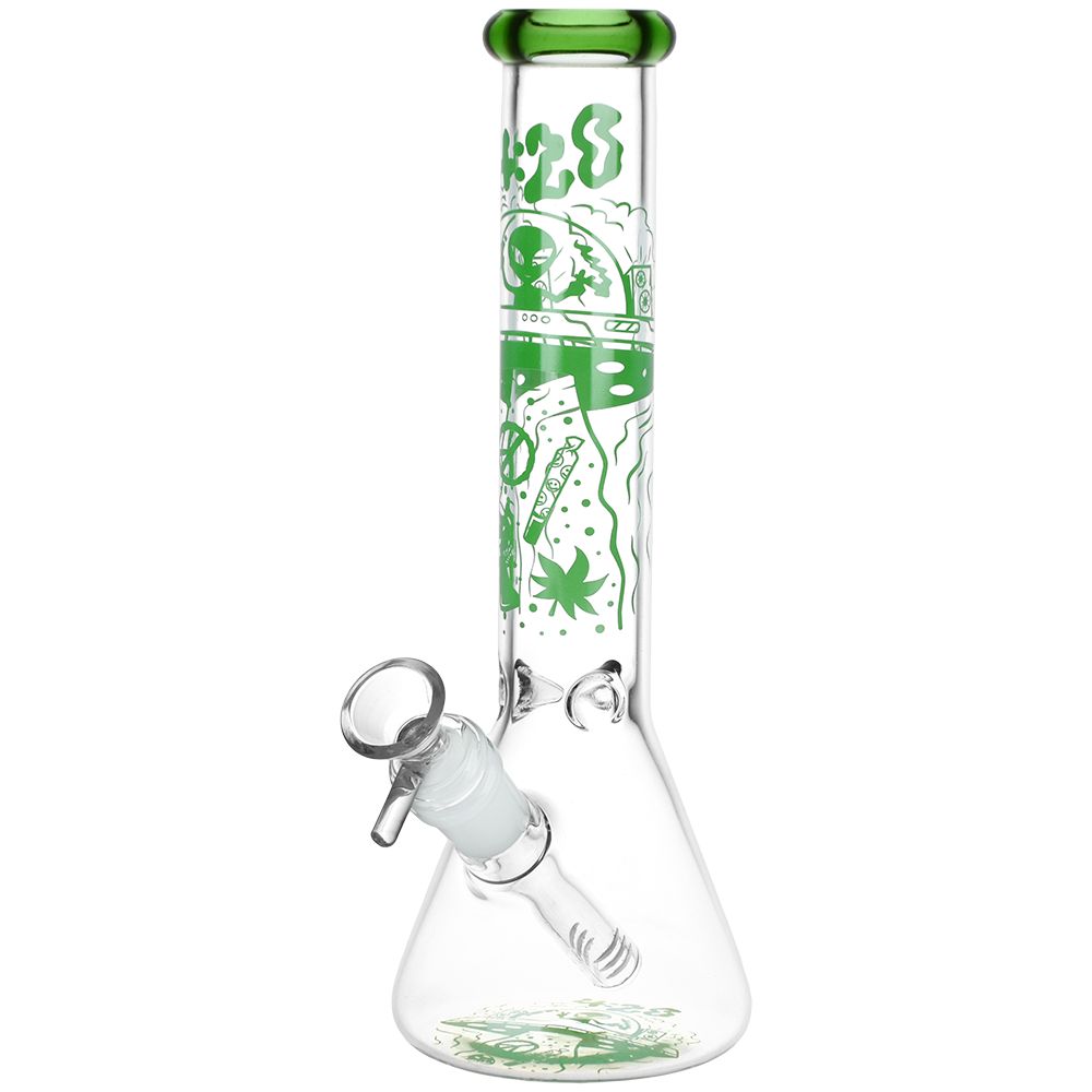 420 UFO Visitor Beaker Bong | Front View