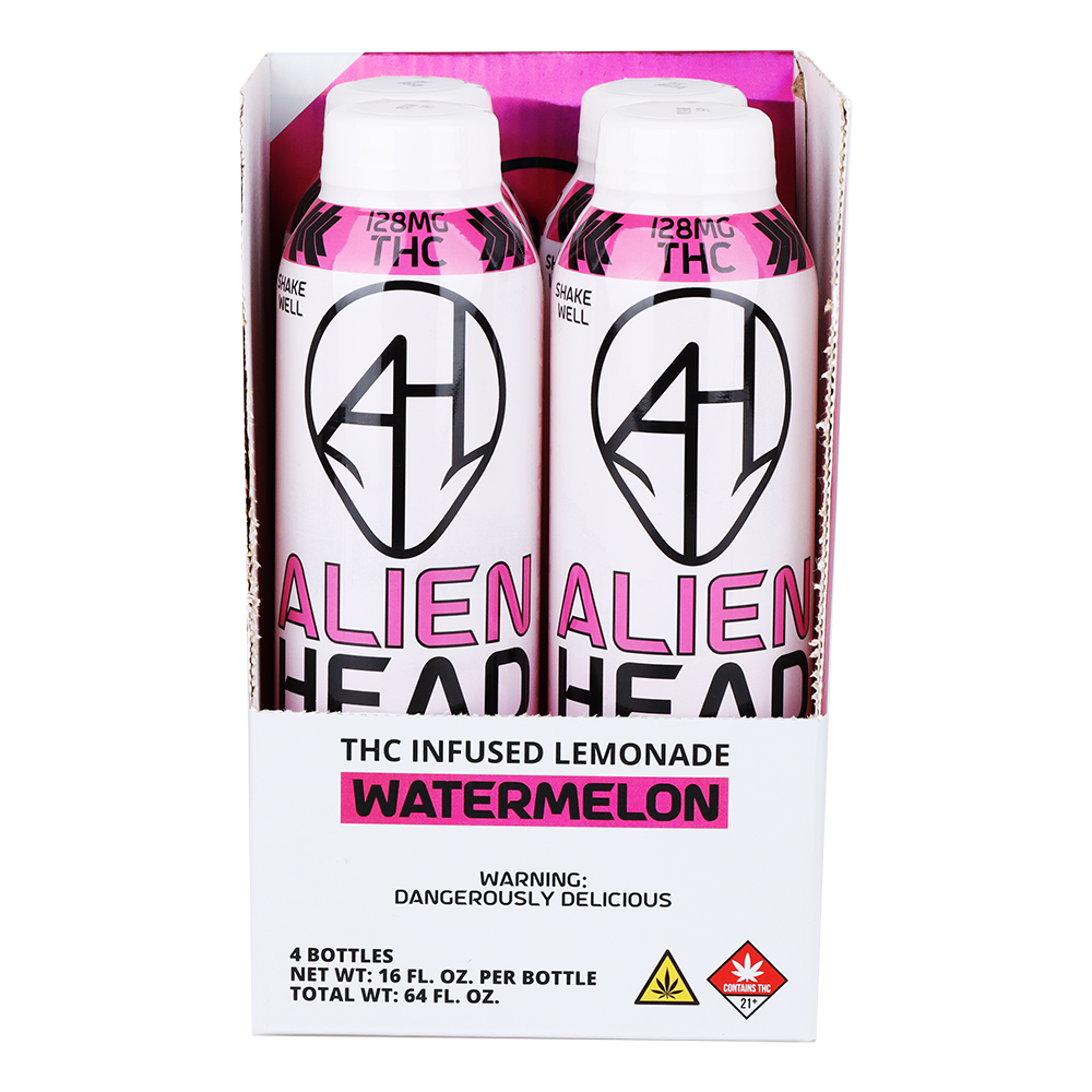 Alien Head D9 THC Lemonade | Watermelon | 4 Pack