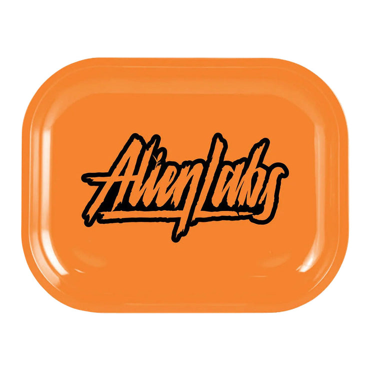 Alien Labs Metal Rolling Tray | Orange Logo | Medium