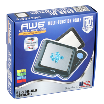 AWS Blade Digital Pocket Scale | Packaging