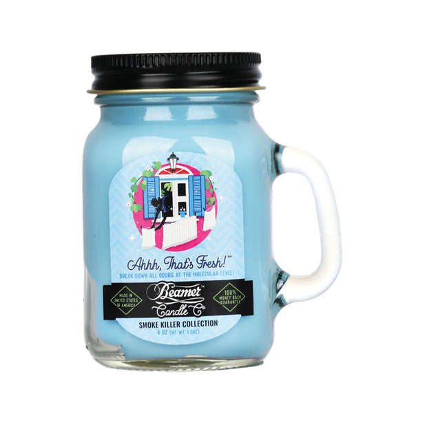 Beamer Candle Co. Mason Jar Candle | Ahhh, That's Fresh! | Small