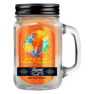 Beamer Candle Co. Mason Jar Candle | Back In The Day Orange Creamsicle | Large
