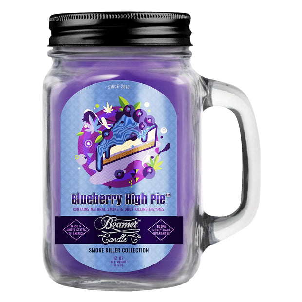 Beamer Candle Co. Mason Jar Candle | Blueberry High Pie | Large