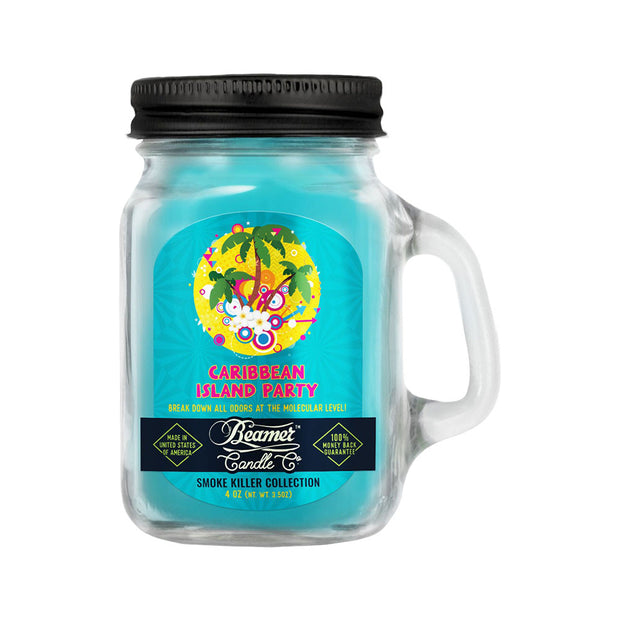 Beamer Candle Co. Mason Jar Candle | Caribbean Island Party | Small
