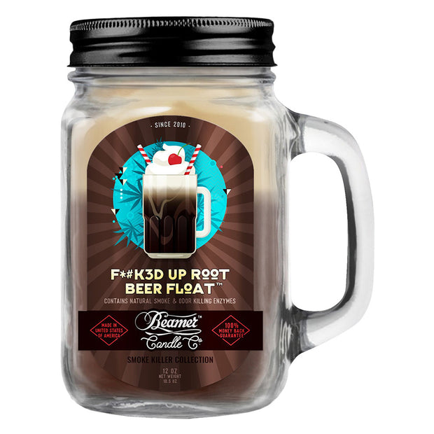 Beamer Candle Co. Mason Jar Candle | F*#K3D Up Root Beer Float | Large
