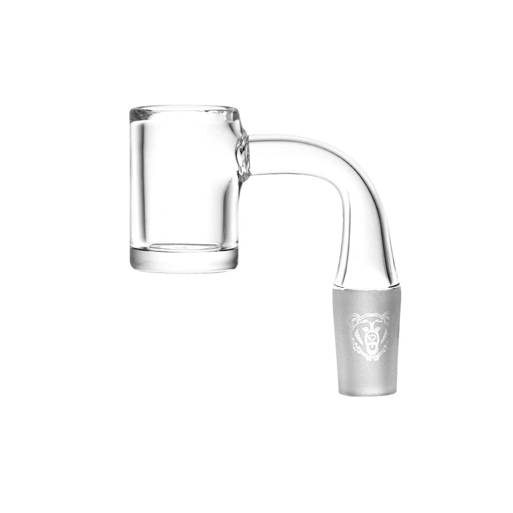 Bear Quartz Banger | Flat V2 22mm | 90 Degree Joint Angle