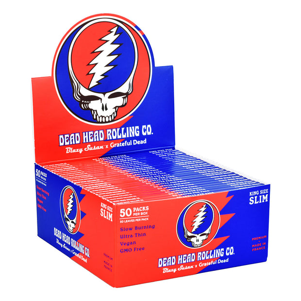 Blazy Susan x Grateful Dead Rolling Papers | King Size Slim | 50pc Display