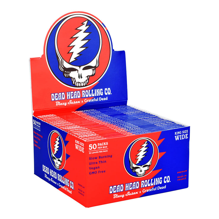 Blazy Susan x Grateful Dead Rolling Papers | King Size Wide | 50pc Display