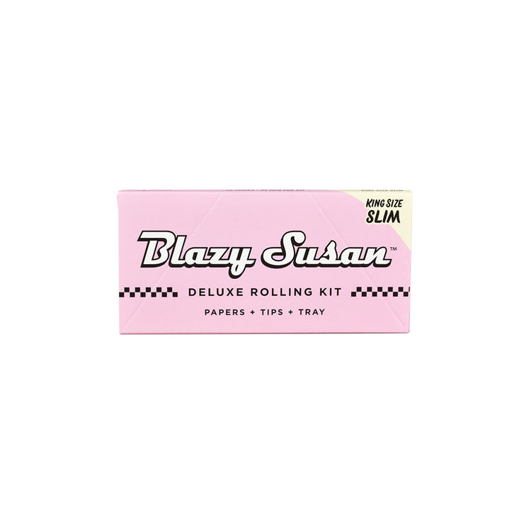 Blazy Susan Deluxe Rolling Kit | Pink | King Size Slim Booklet