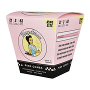 Blazy Susan Pre-Rolled Cones | Pink 21pc Bulk Box | King Size