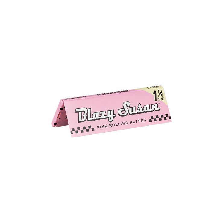 Blazy Susan Rolling Papers | Pink | 1 1/4" Booklet
