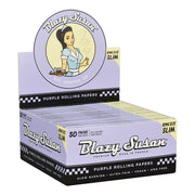 Blazy Susan Rolling Papers | Purple | King Size Slim Box