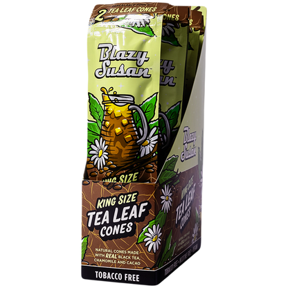 Blazy Susan Tea Leaf Pre-Rolled Cones | Original Tea | Full Box