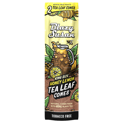 Blazy Susan Tea Leaf Pre-Rolled Cones | Honey Lemon Tea | Individual Pouch