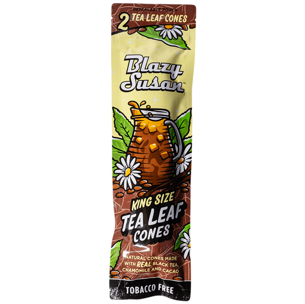 Blazy Susan Tea Leaf Pre-Rolled Cones | Original Tea | Individual Pouch