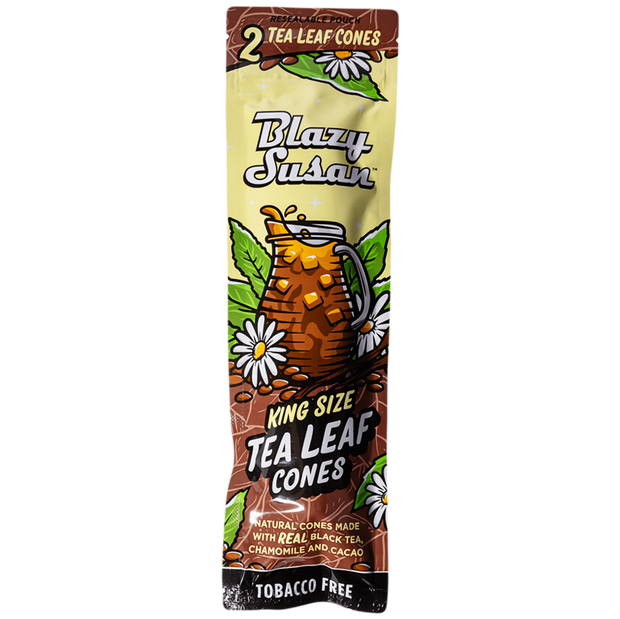 Blazy Susan Tea Leaf Pre-Rolled Cones | Original Tea | Individual Pouch
