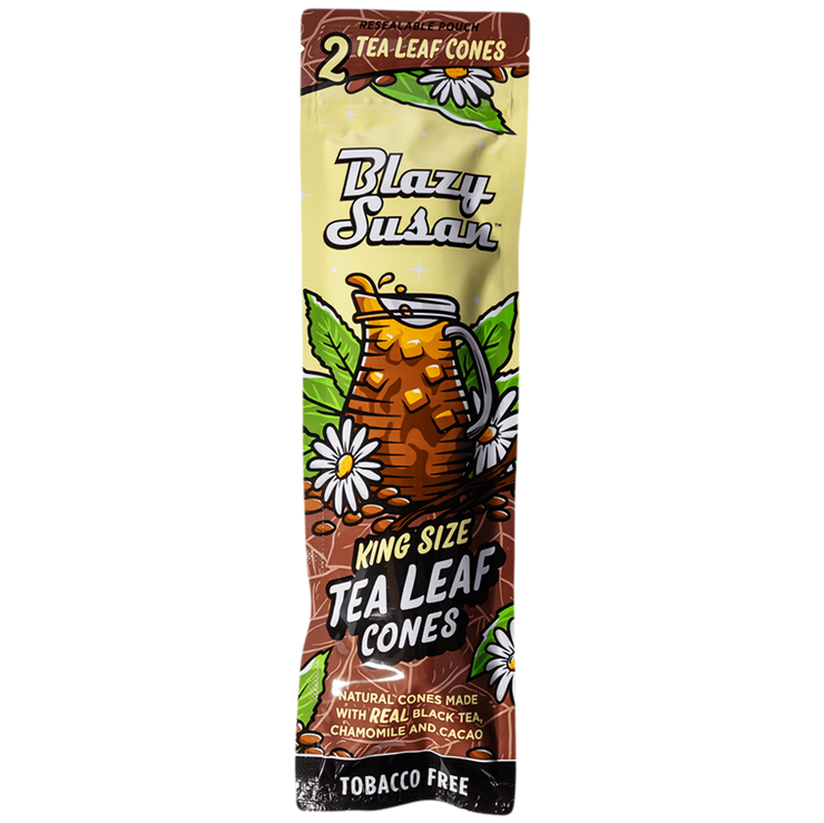 Blazy Susan Tea Leaf Pre-Rolled Cones | Original Tea | Individual Pouch