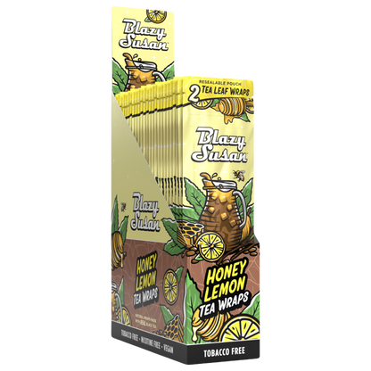 Blazy Susan Tea Leaf Wraps | Honey Lemon Tea | Full Box